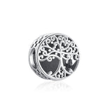 925 Sterling Silver Family Tree Charm
