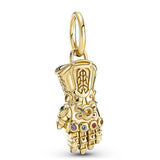 925 Sterling Silver Infinity Glove Dangle Charm