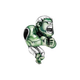 925 Sterling Silver World's Green Big Guy Charm.