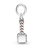 925 Sterling Silver Luxury Almighty Worthy The Hammer Dangle Charm