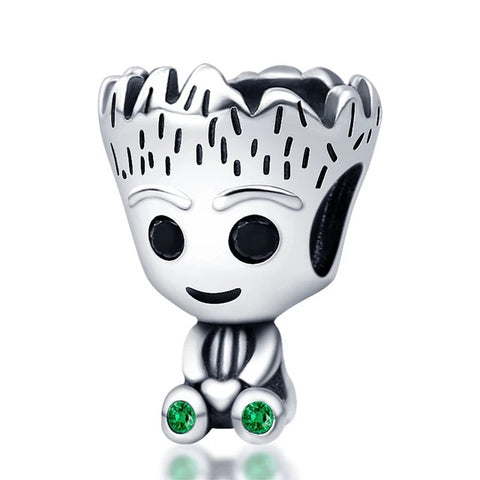 925 Sterling Silver Little Groot Charm