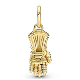925 Sterling Silver Infinity Glove Dangle Charm