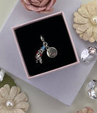 925 Sterling Silver Happy Birthday Tag Winnie the Pooh Dangle Charm