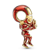 925 Sterling Silver The Amazing Super Hero Iron--- Charm
