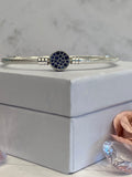 925 SS Luxury Sparkling Blue Onex Chain Bracelet