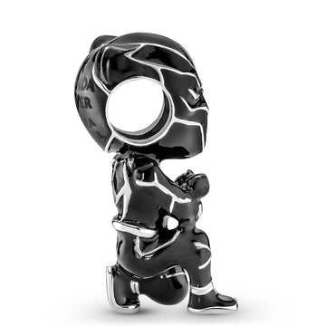925 Sterling Silver Iconic Warrior King B-Panther Charm