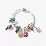 925 Sterling Silver World's Green Big Guy Charm.
