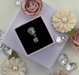 925 Sterling Silver Colorful Balloon House Dangle Charm